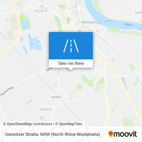 Карта Gleiwitzer Straße