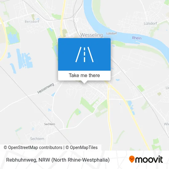 Rebhuhnweg map
