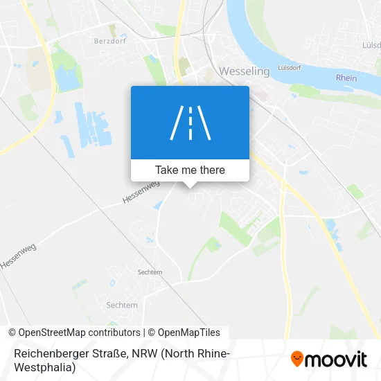 Карта Reichenberger Straße