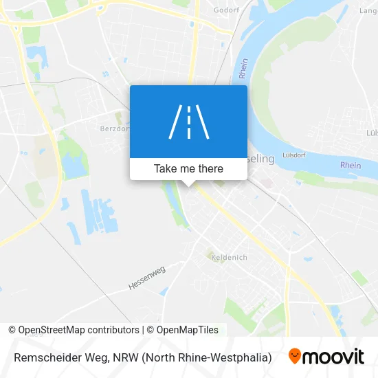 Карта Remscheider Weg