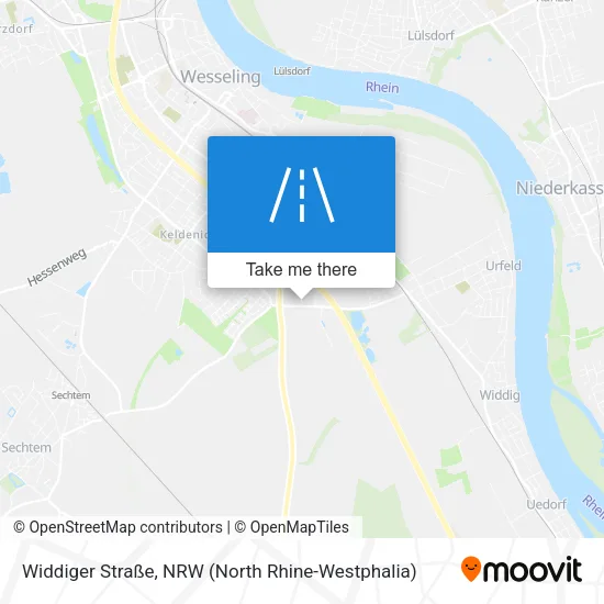 Карта Widdiger Straße