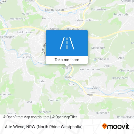 Карта Alte Wiese