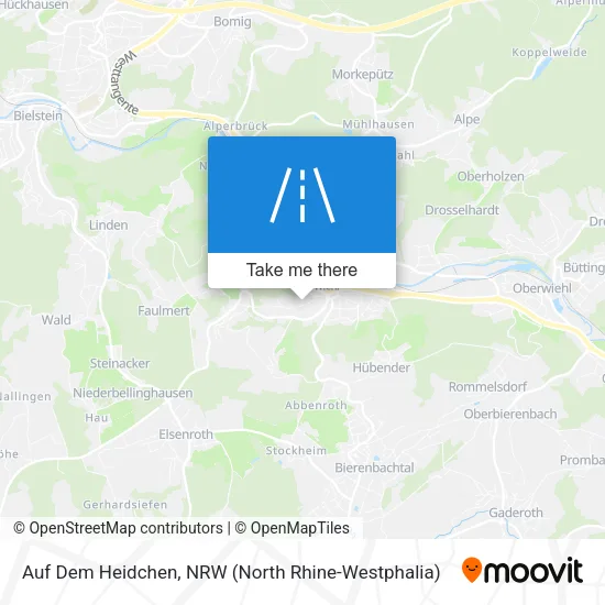 Карта Auf Dem Heidchen
