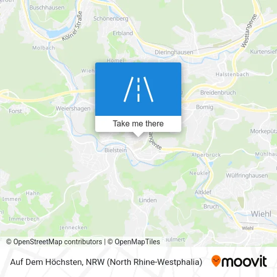 Auf Dem Höchsten map