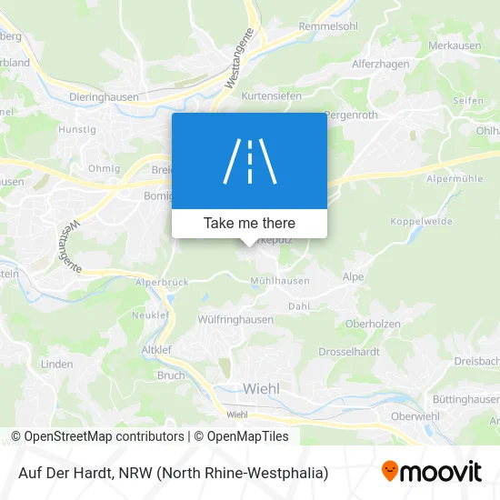 Карта Auf Der Hardt