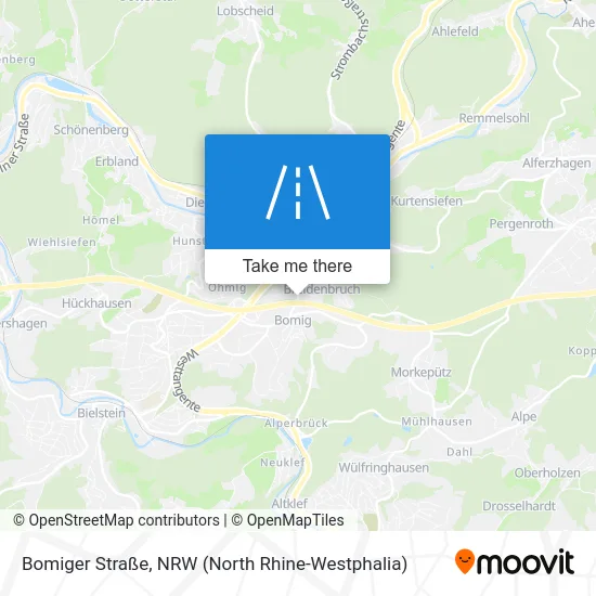 Bomiger Straße map