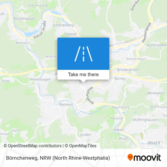 Börnchenweg map
