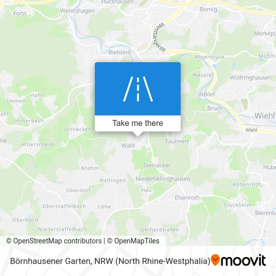 Карта Börnhausener Garten