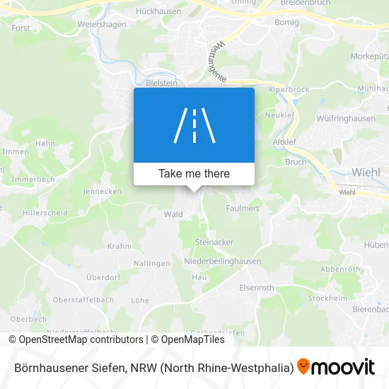 Карта Börnhausener Siefen