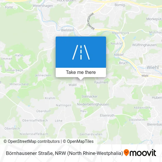 Карта Börnhausener Straße