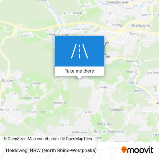 Карта Heideweg