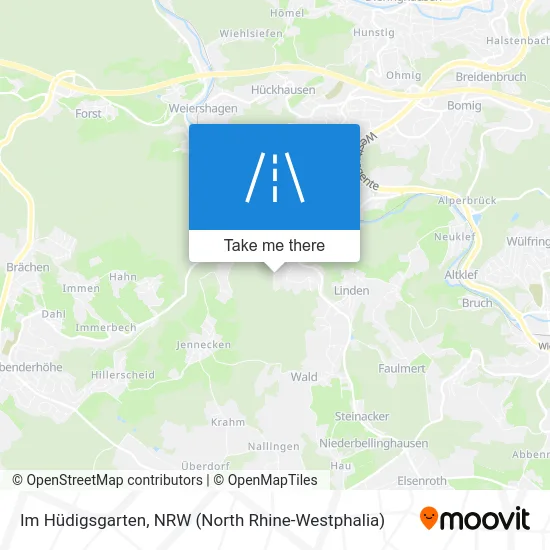 Im Hüdigsgarten map