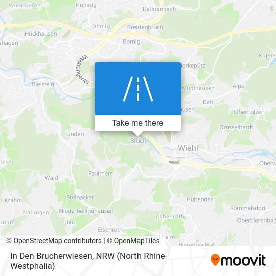 In Den Brucherwiesen map