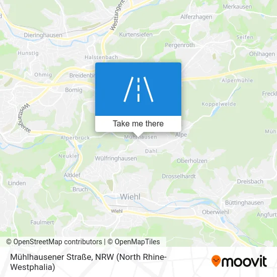 Карта Mühlhausener Straße