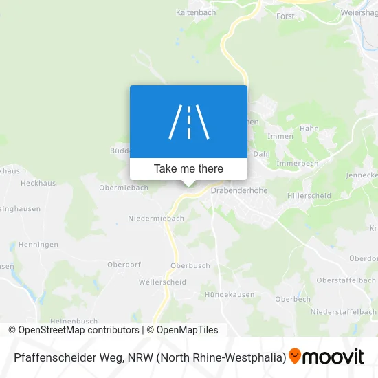 Pfaffenscheider Weg map