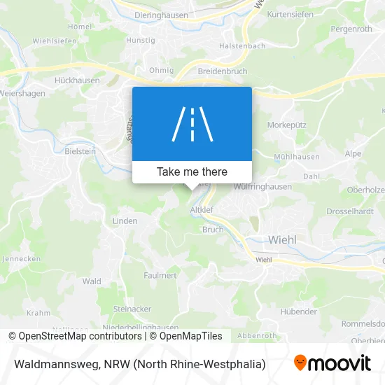 Waldmannsweg map