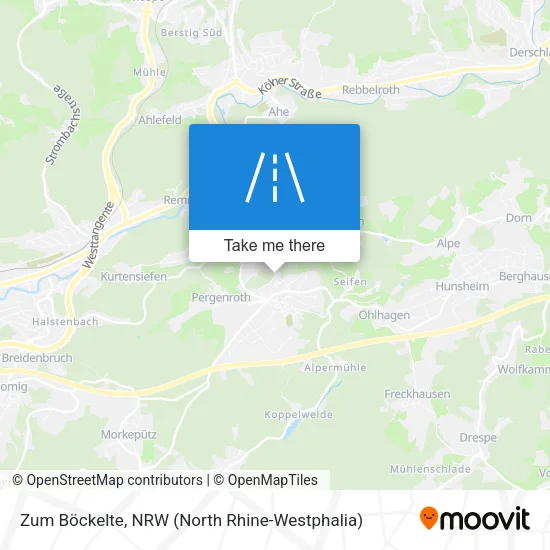 Карта Zum Böckelte