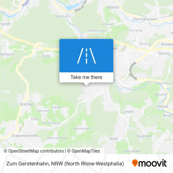 Карта Zum Gerstenhahn