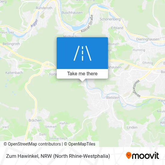 Zum Hawinkel map