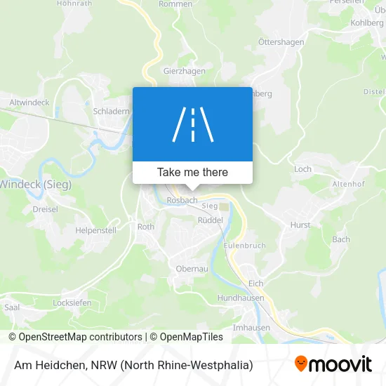 Карта Am Heidchen