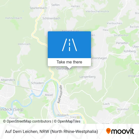 Карта Auf Dem Leichen