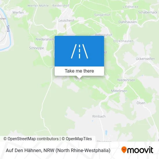 Карта Auf Den Hähnen