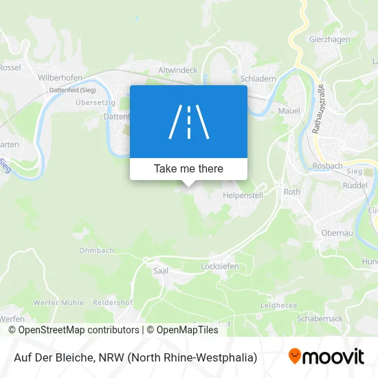 Auf Der Bleiche map