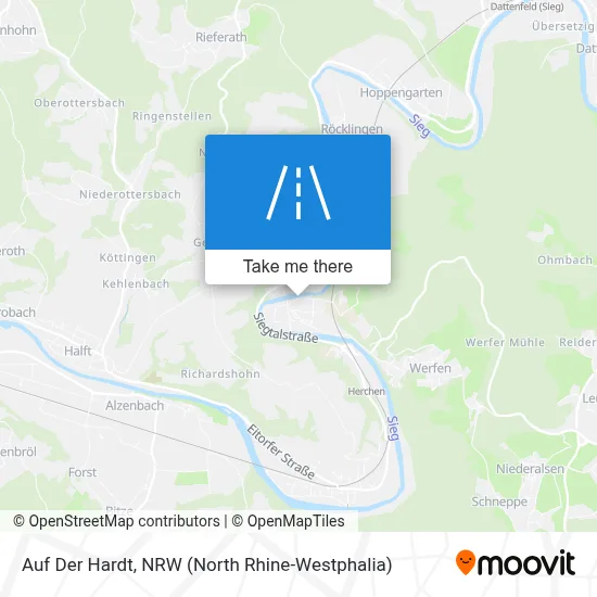 Auf Der Hardt map