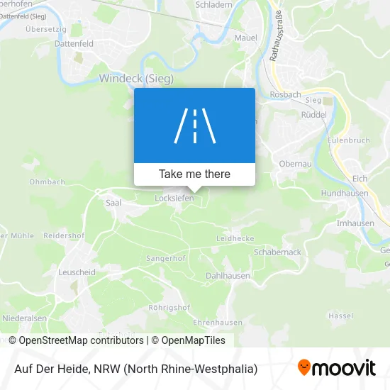 Карта Auf Der Heide