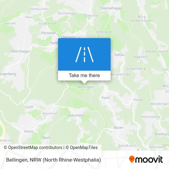 Bellingen map