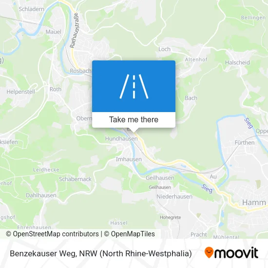 Карта Benzekauser Weg