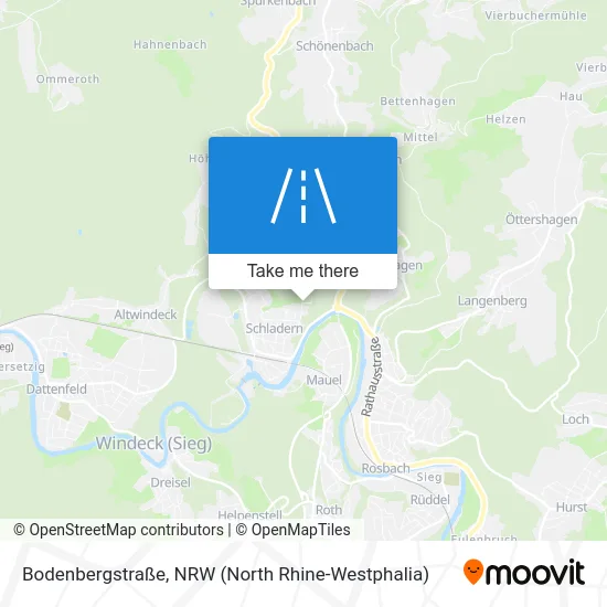 Bodenbergstraße map