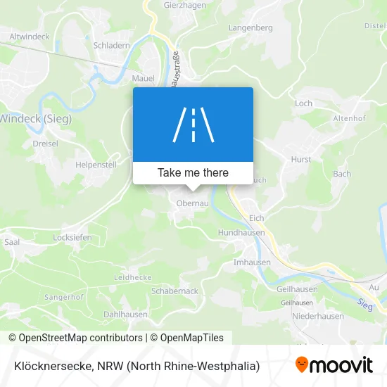 Карта Klöcknersecke