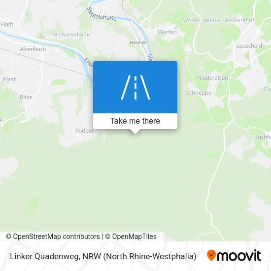 Карта Linker Quadenweg
