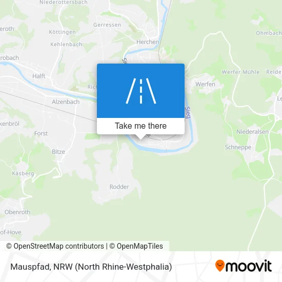 Mauspfad map
