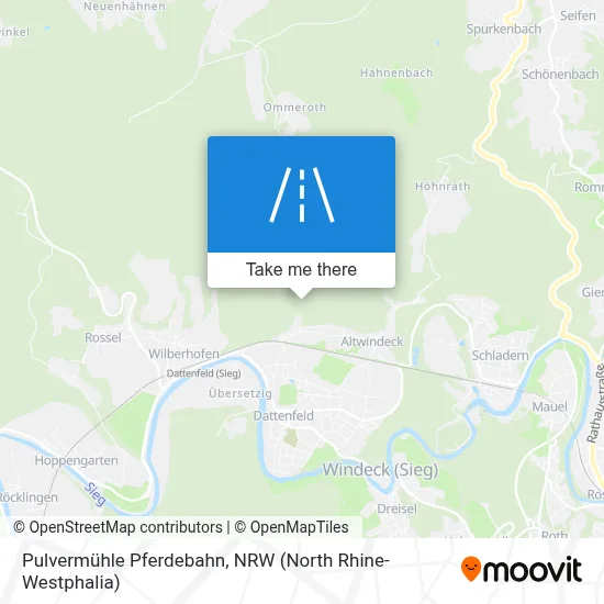 Pulvermühle Pferdebahn map