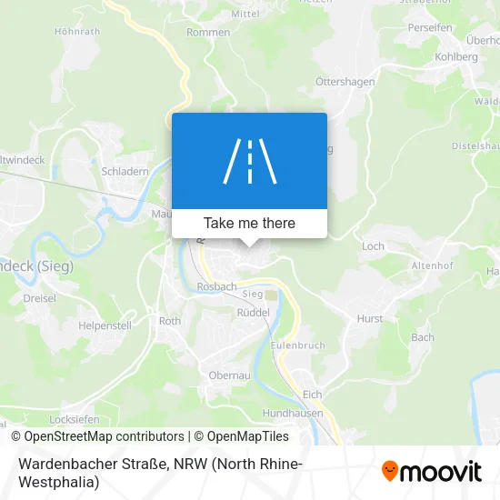 Карта Wardenbacher Straße