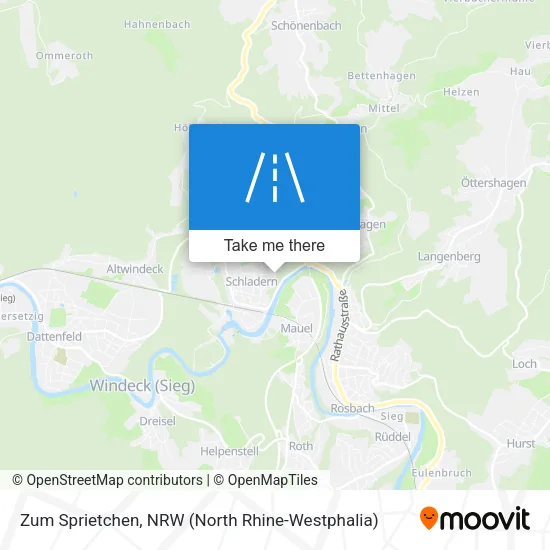 Карта Zum Sprietchen