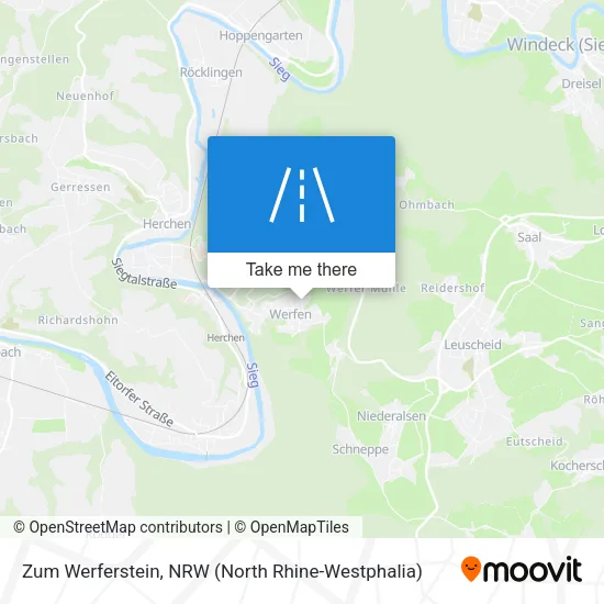 Карта Zum Werferstein