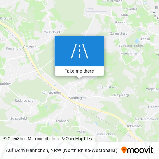 Auf Dem Hähnchen map