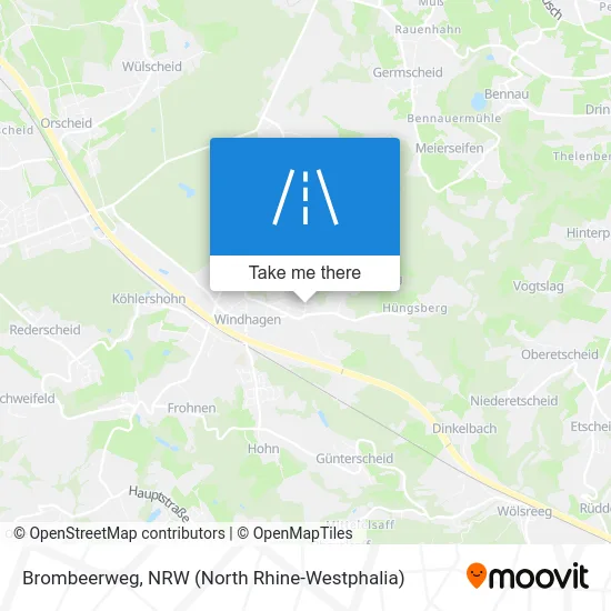 Brombeerweg map