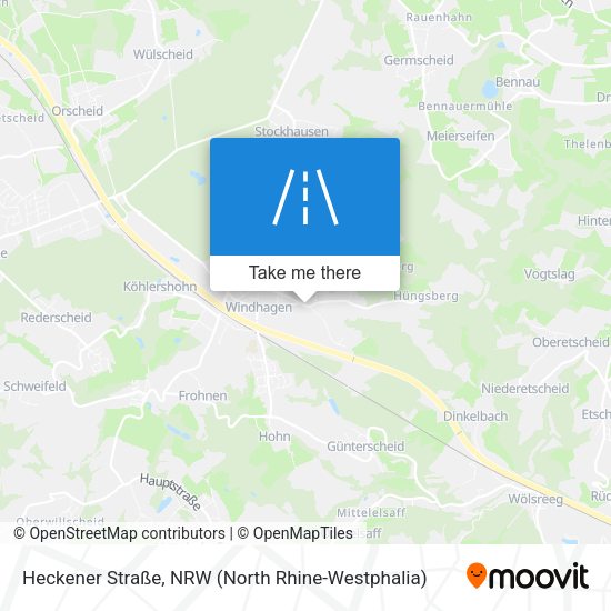 Heckener Straße map