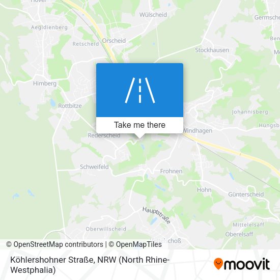Köhlershohner Straße map