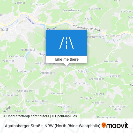 Agathaberger Straße map