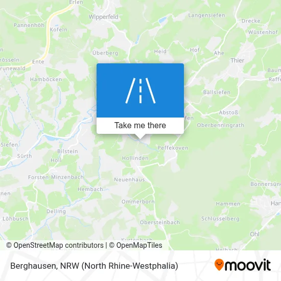 Berghausen map