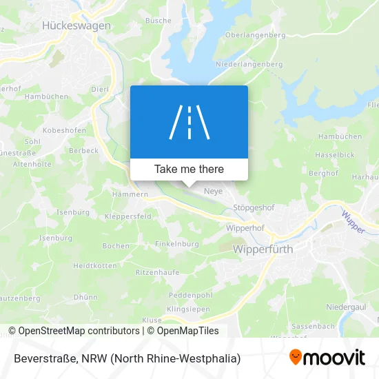 Beverstraße map