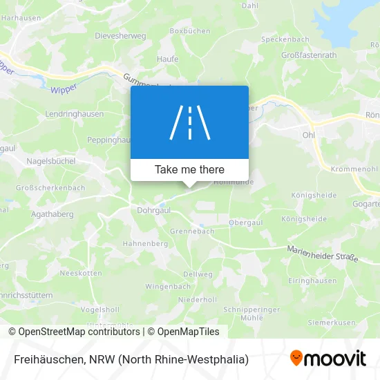 Freihäuschen map