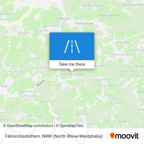 Fähnrichsstüttem map