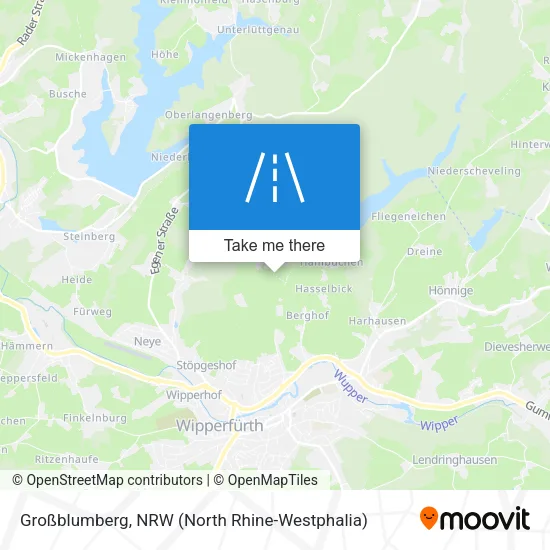 Карта Großblumberg