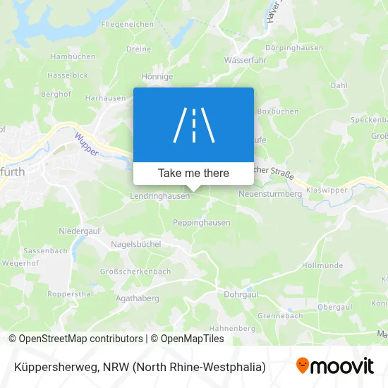 Küppersherweg map